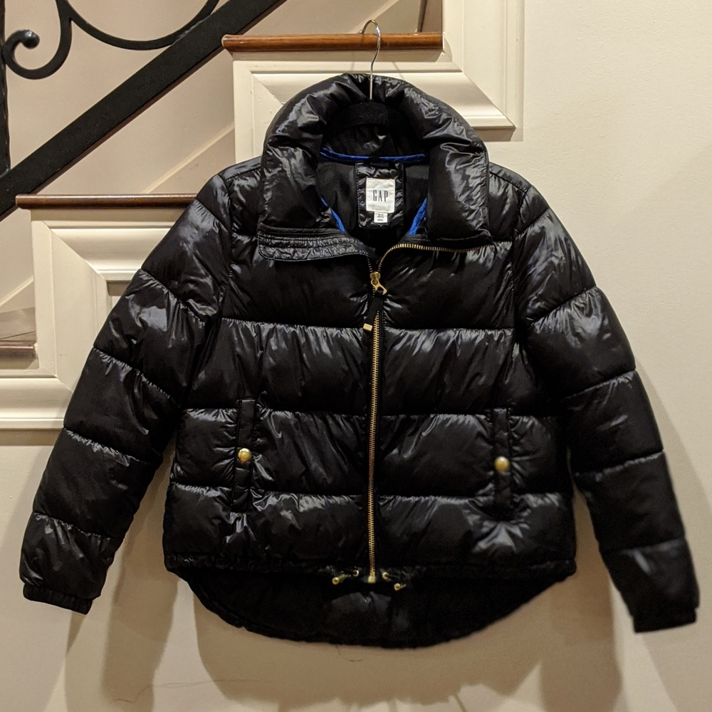 GAP Black Puffer w/ Primaloft Down Alternative